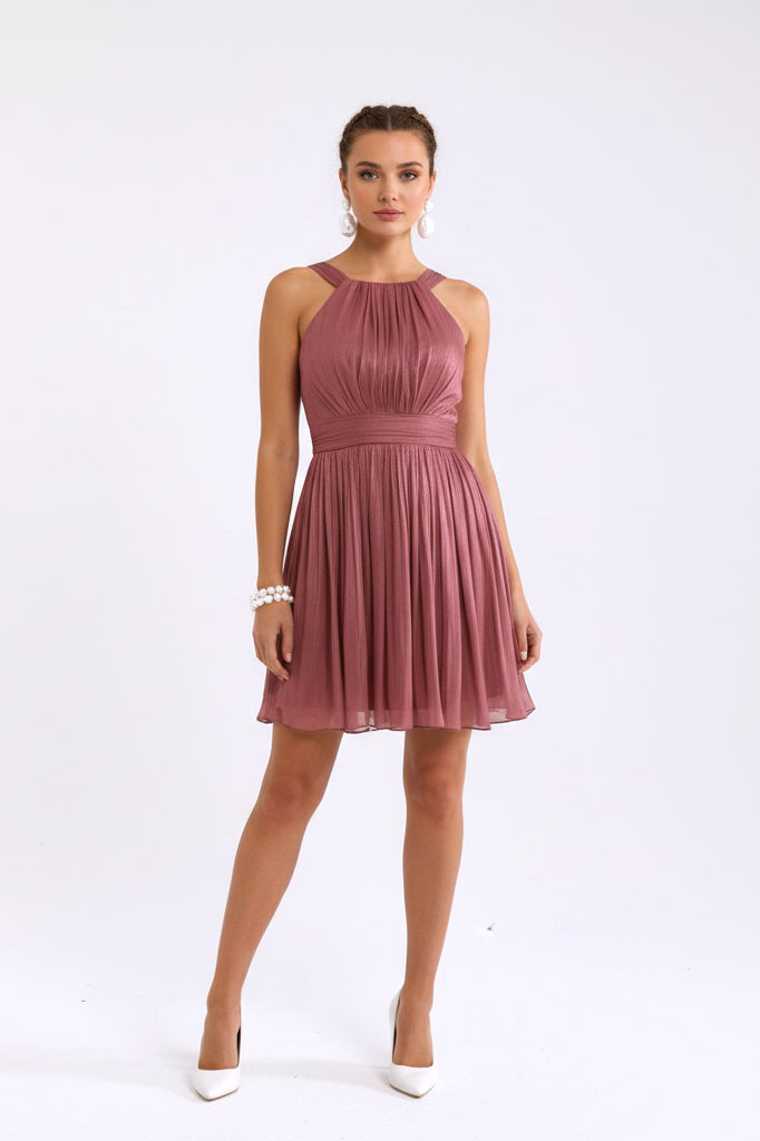 Официална рокля цвят пепел от рози "Rose Amour"